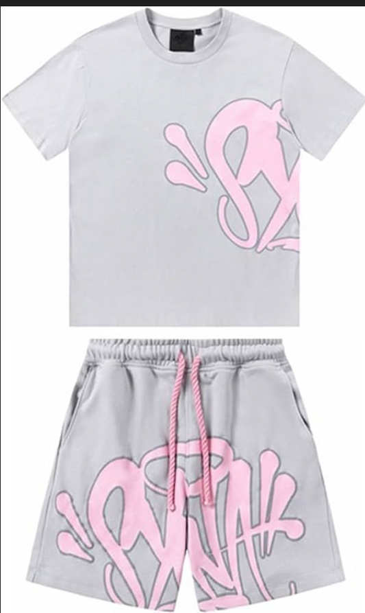 Syna world Set Grey and Pink
